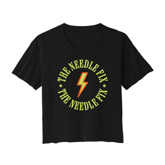 The Needle Fix Crest Cropped Tee
