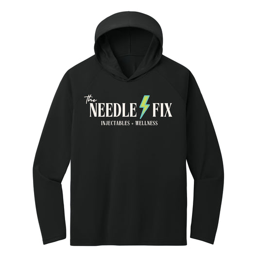 The Needle Fix Performance Hooded Long Sleeve Tee