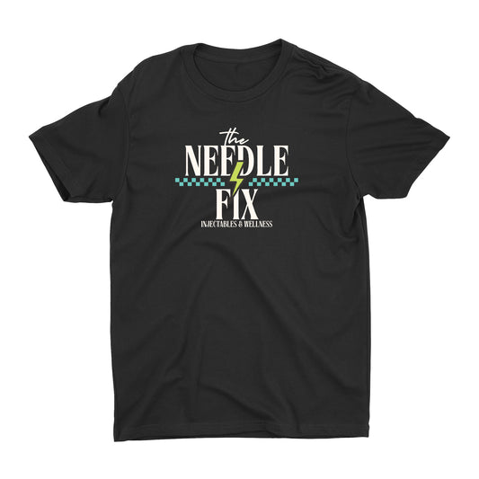 The Needle Fix Stacked Logo Unisex Tee