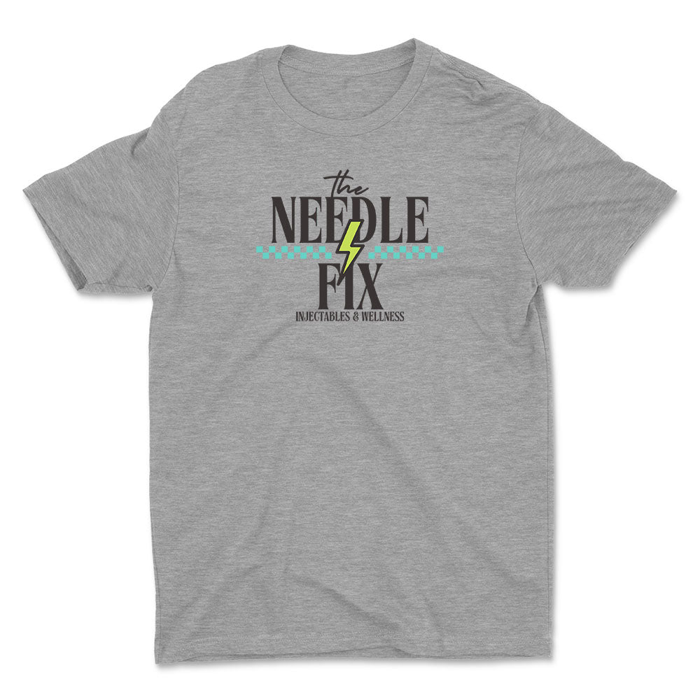 The Needle Fix Stacked Logo Unisex Tee