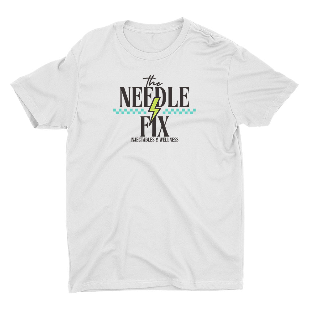 The Needle Fix Stacked Logo Unisex Tee