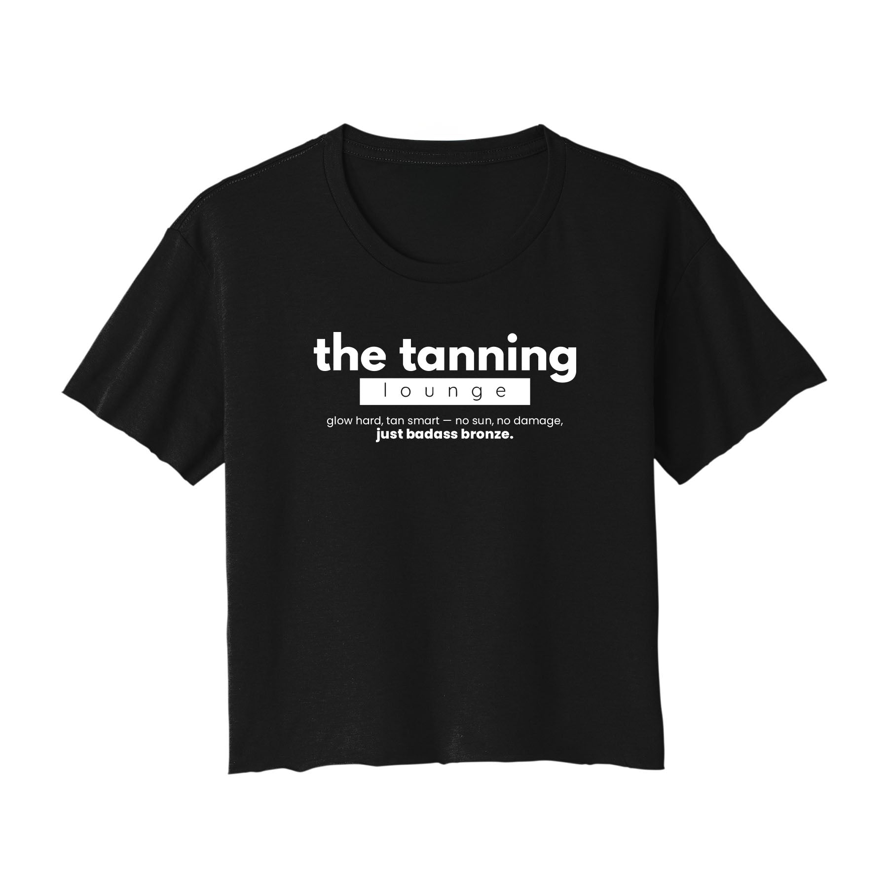 Badass Bronze Cropped Tee