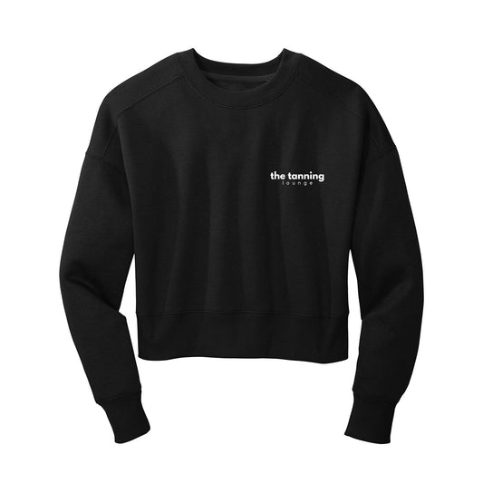 The Tanning Lounge Cropped Crewneck Sweatshirt