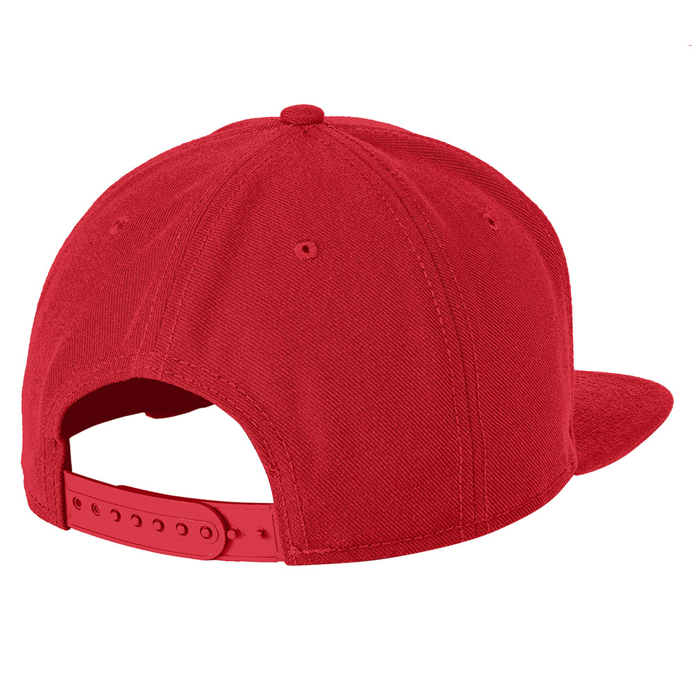 Liberty L New Era Red Flat Bill Snapback