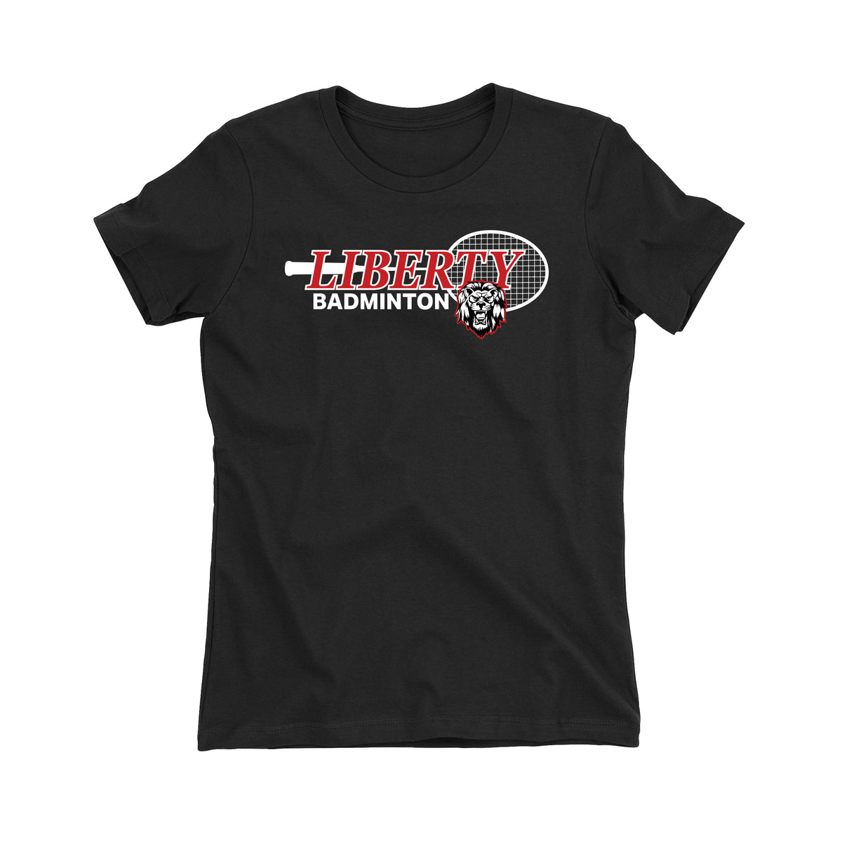 Liberty Badminton Racket Women's Fit Tee