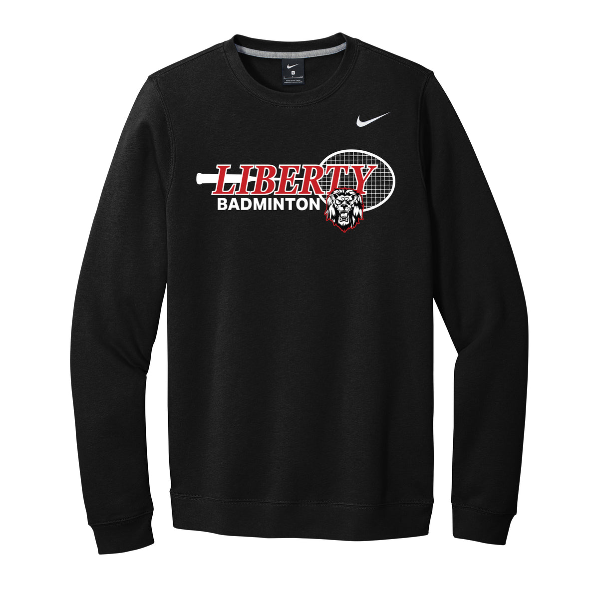 Liberty Badminton Racket Nike Crewneck Sweatshirt