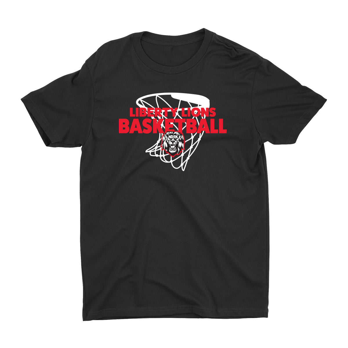 Liberty Lions Womens Basketball Net Unisex Crewneck Tee