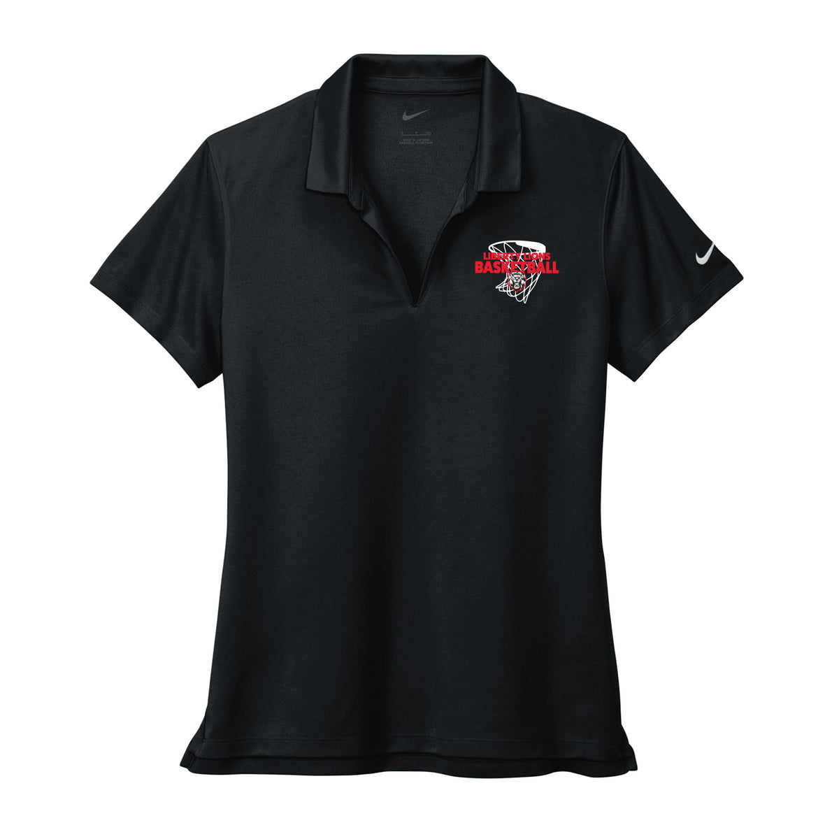 Liberty Lions Womens Basketball Net Nike Polo (Mens and Womens)