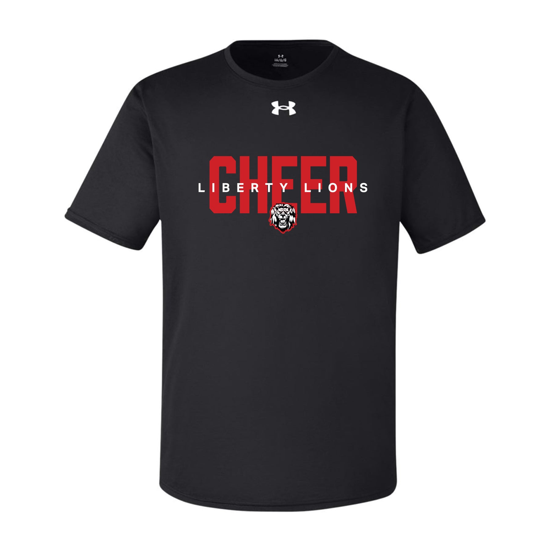 Liberty Lions Cheer Under Armour Tee
