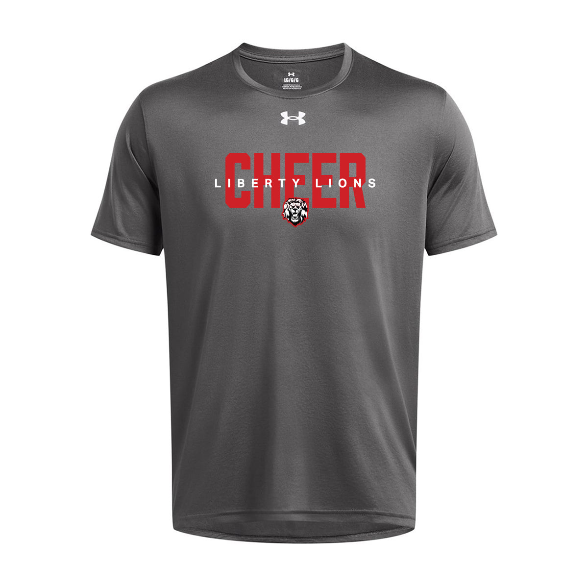 Liberty Lions Cheer Under Armour Tee