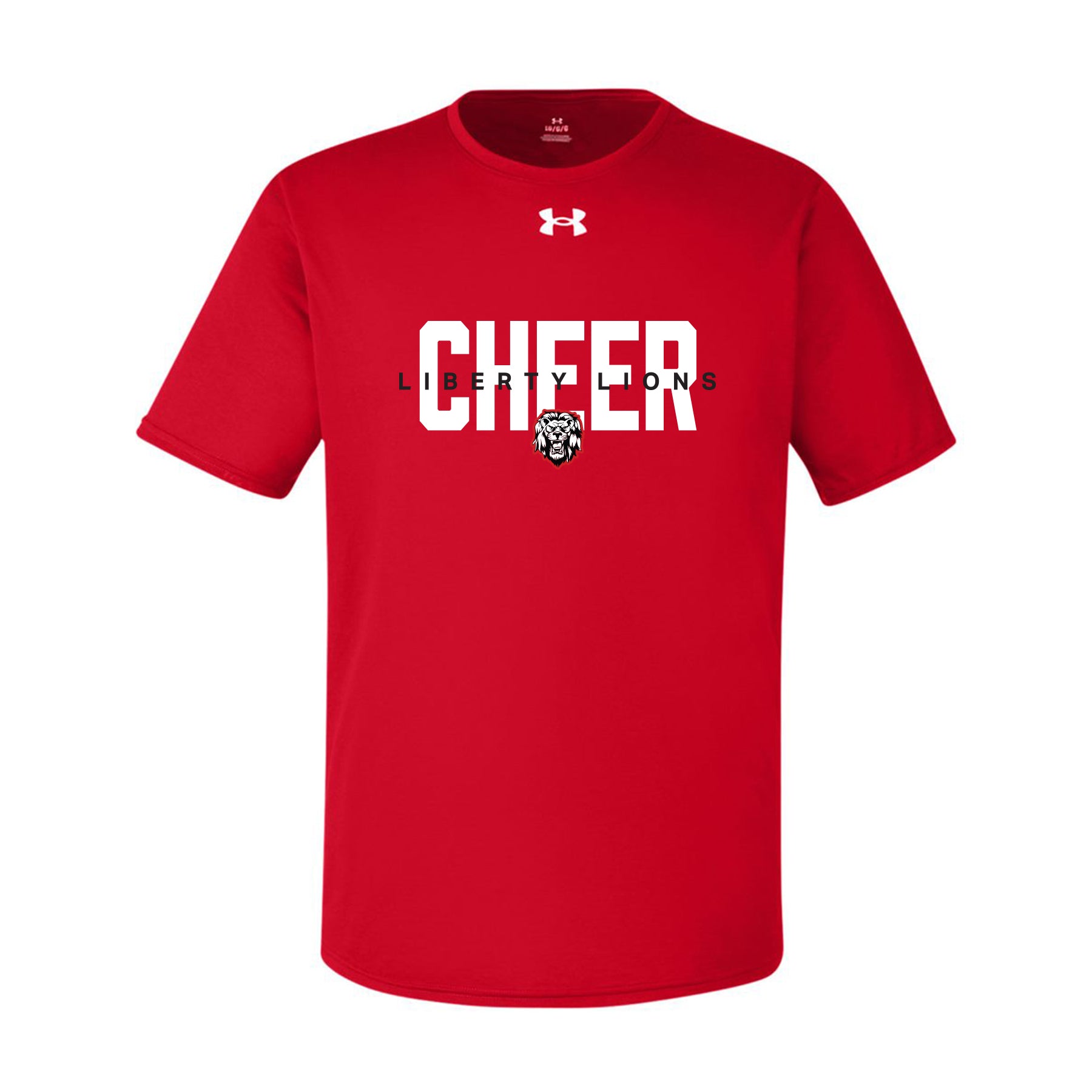 Liberty Lions Cheer Under Armour Tee