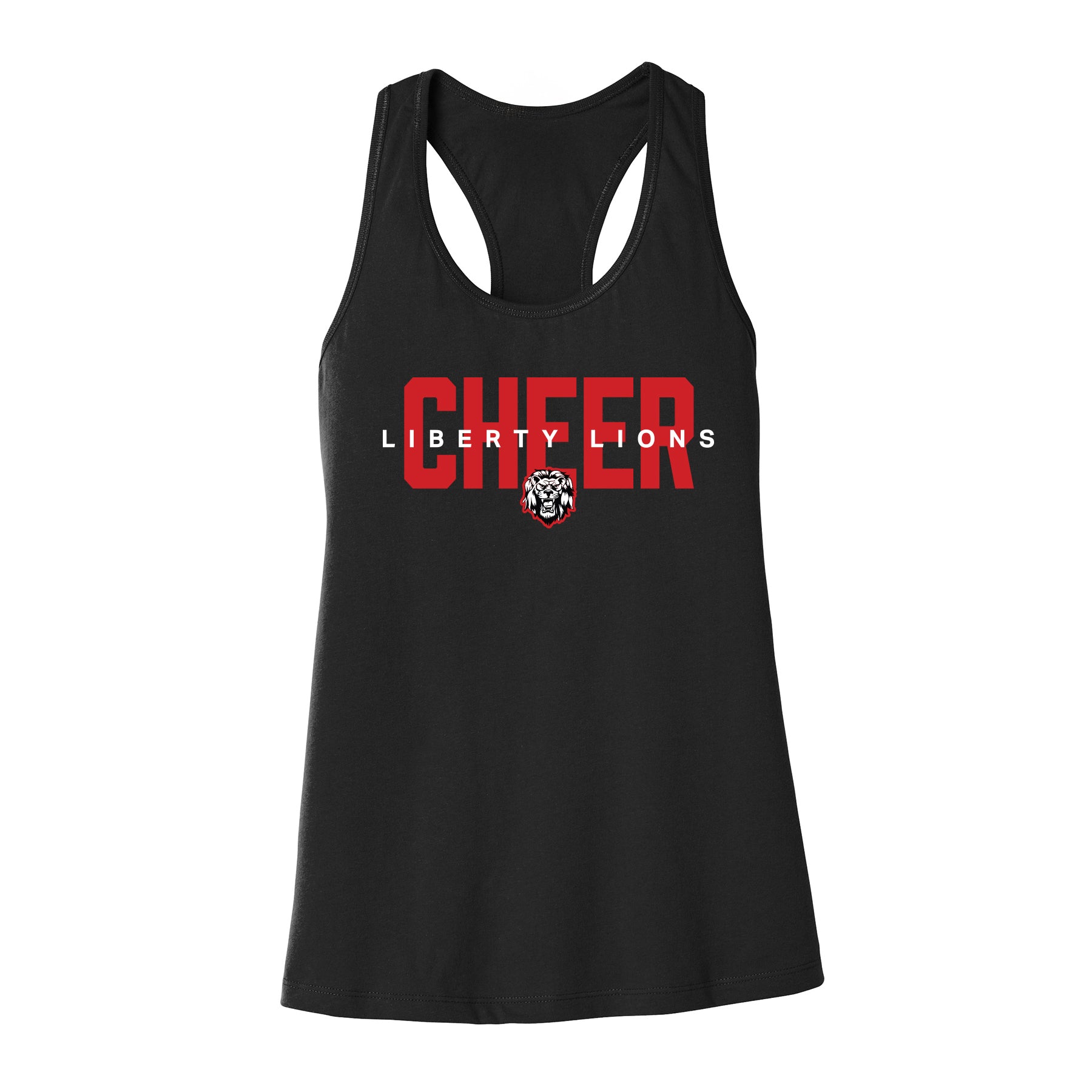 Liberty Lions Cheer Racerback Tank