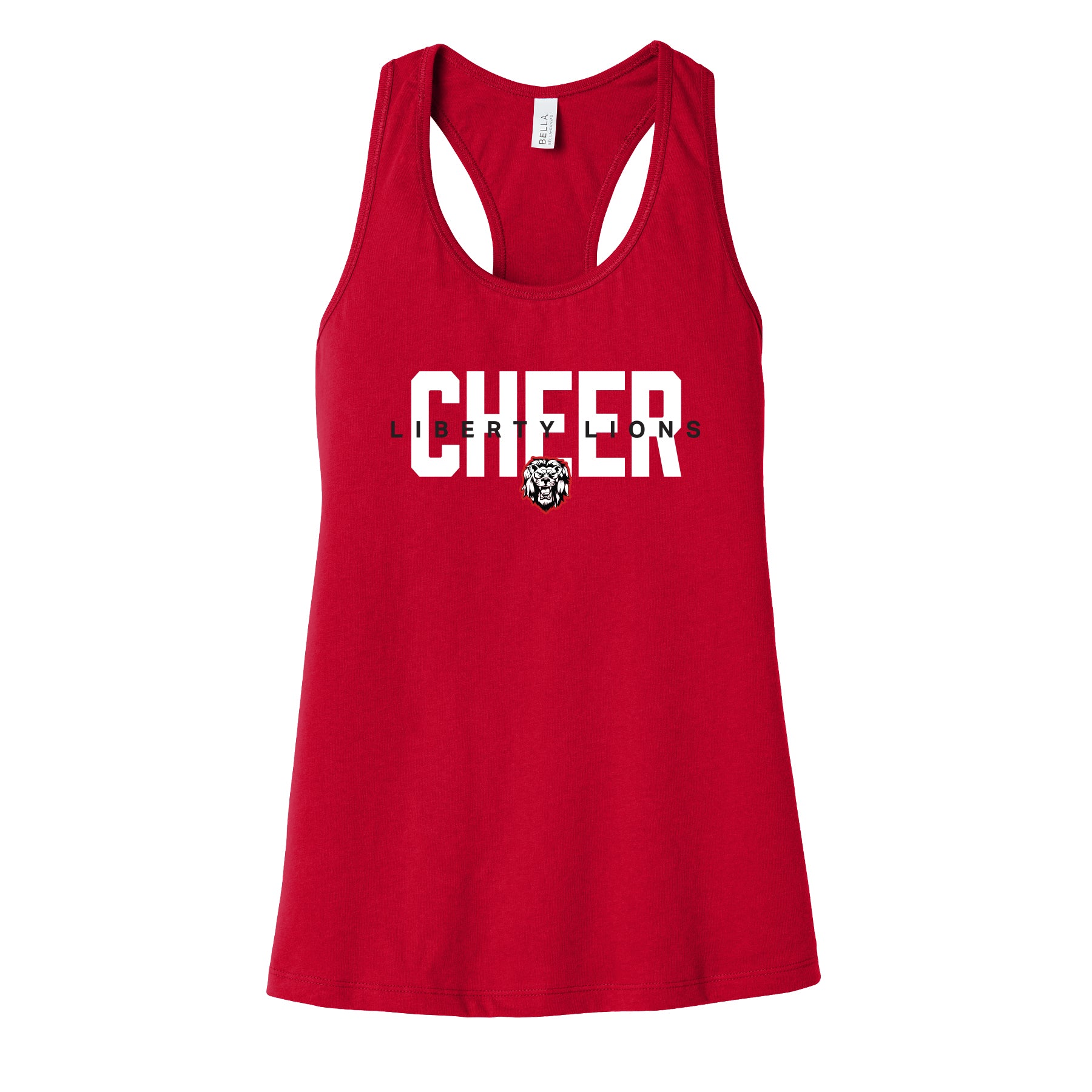 Liberty Lions Cheer Racerback Tank