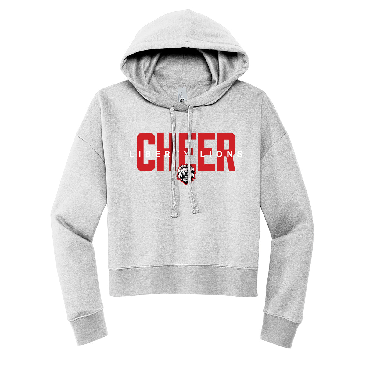 Liberty Lions Cheer Cropped Hoodie