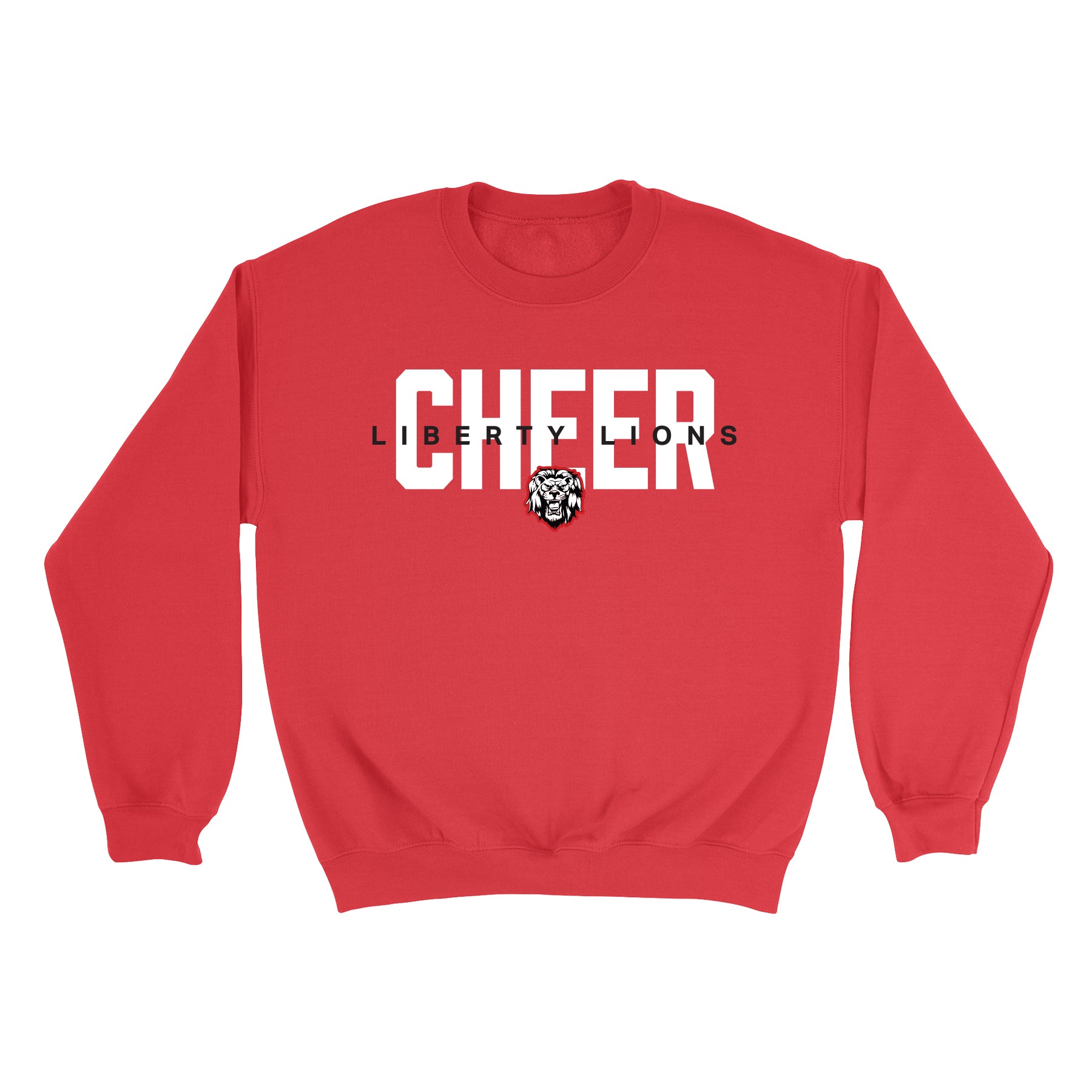 Liberty Lions Cheer Unisex Crewneck Sweatshirt