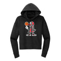 #1 Liberty Basketball Fan Cropped Hoodie