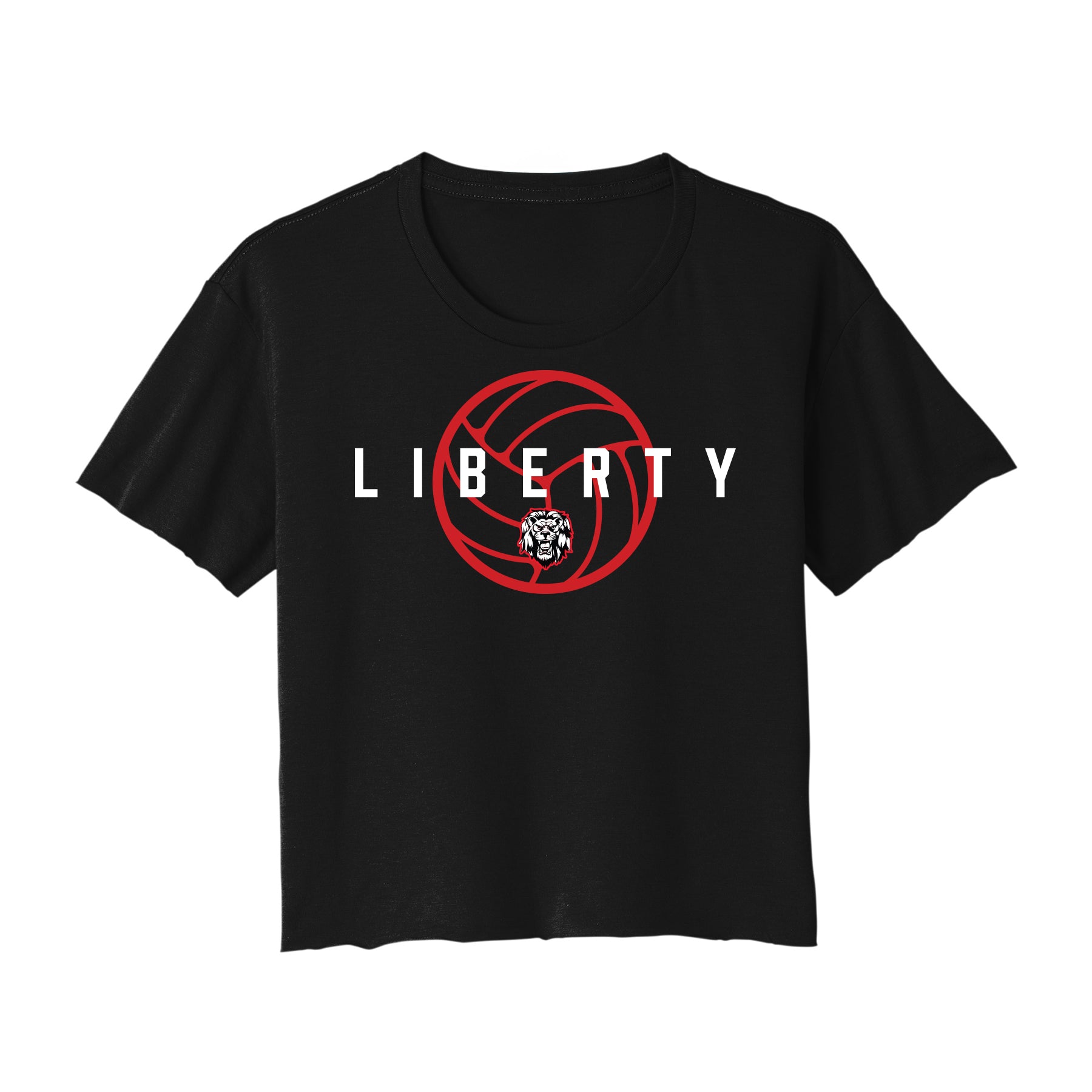 Liberty Volleyball Ball Cropped Tee