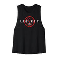 Liberty Volleyball Ball Cropped Racerback Tank