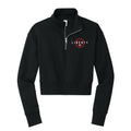Liberty Volleyball Ball Cropped 1/4 Zip Fleece