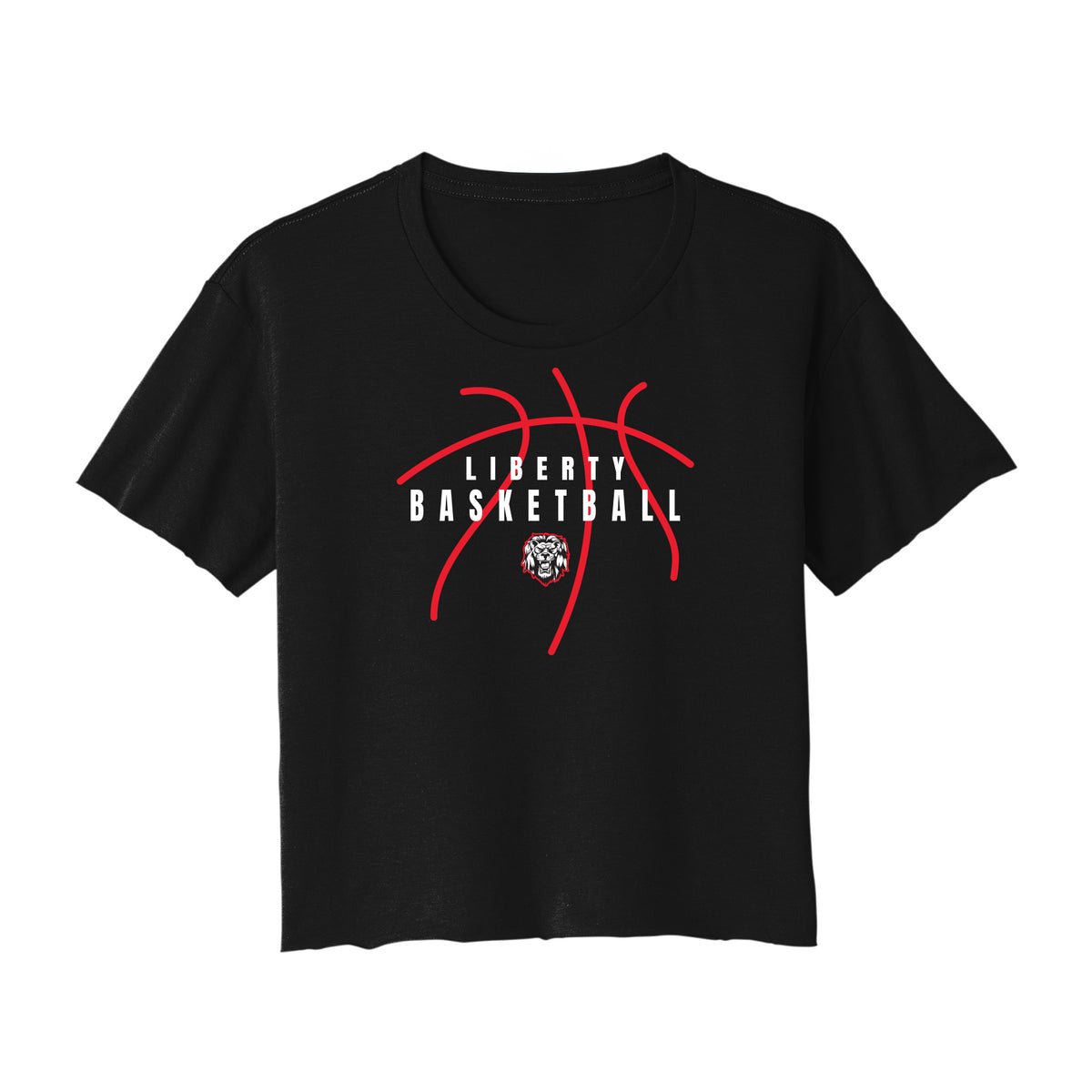 Liberty Women's Basketball Cropped Tee