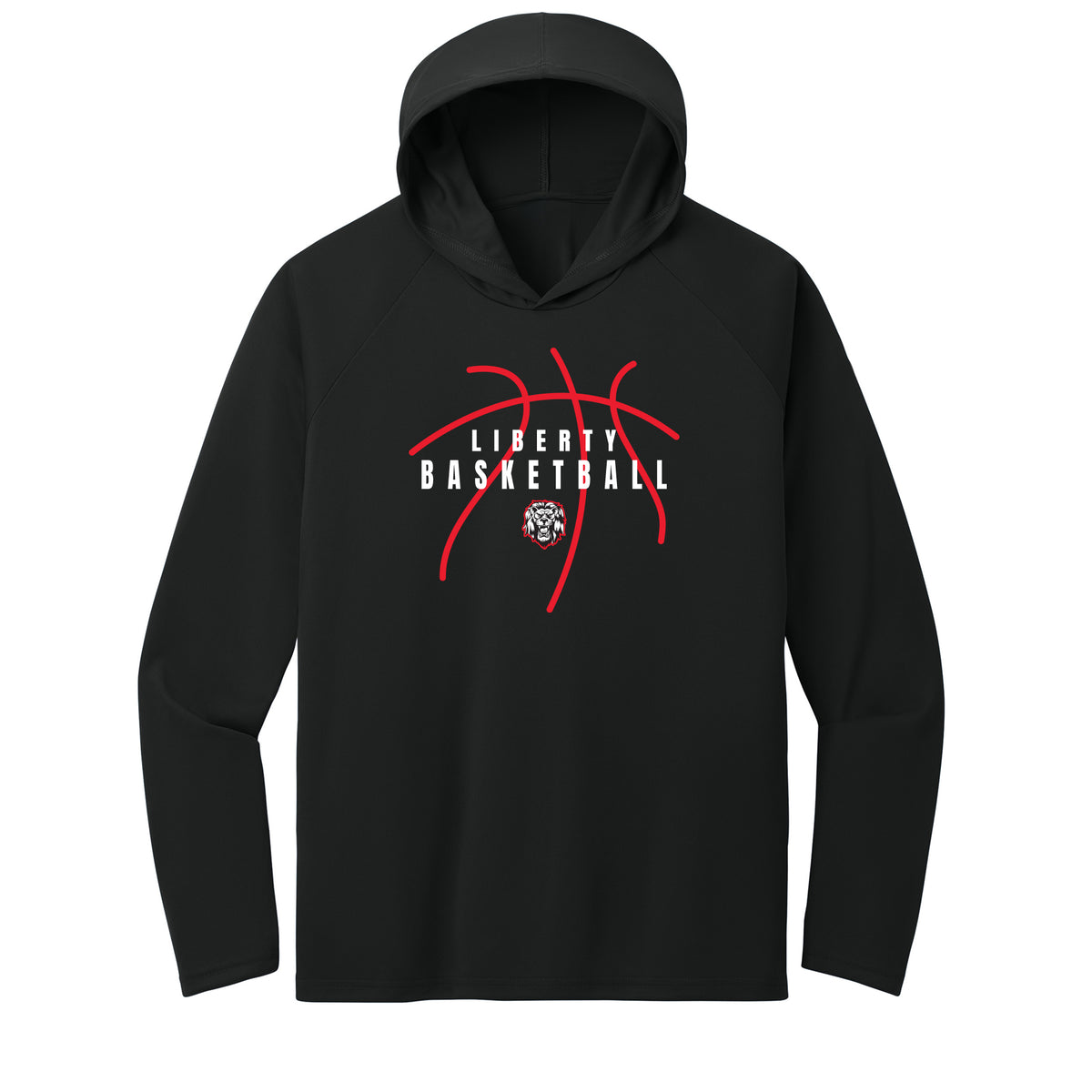 Liberty Women's Basketball Performance Hooded Long Sleeve Tee