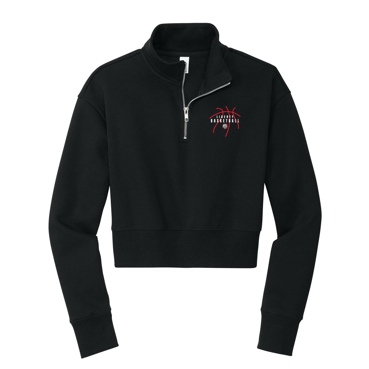 Liberty Women's Basketball Cropped 1/4 Zip Fleece