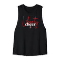Liberty Cheer Script Cropped Racerback Tank