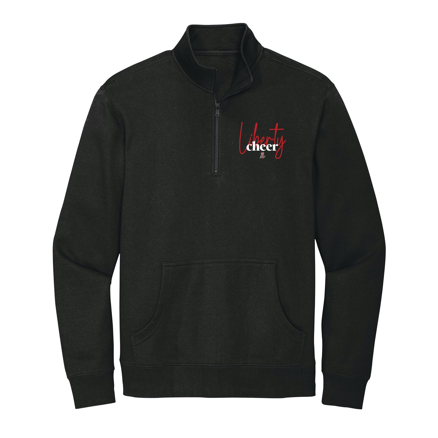 Liberty Cheer Script 1/4 Zip Fleece