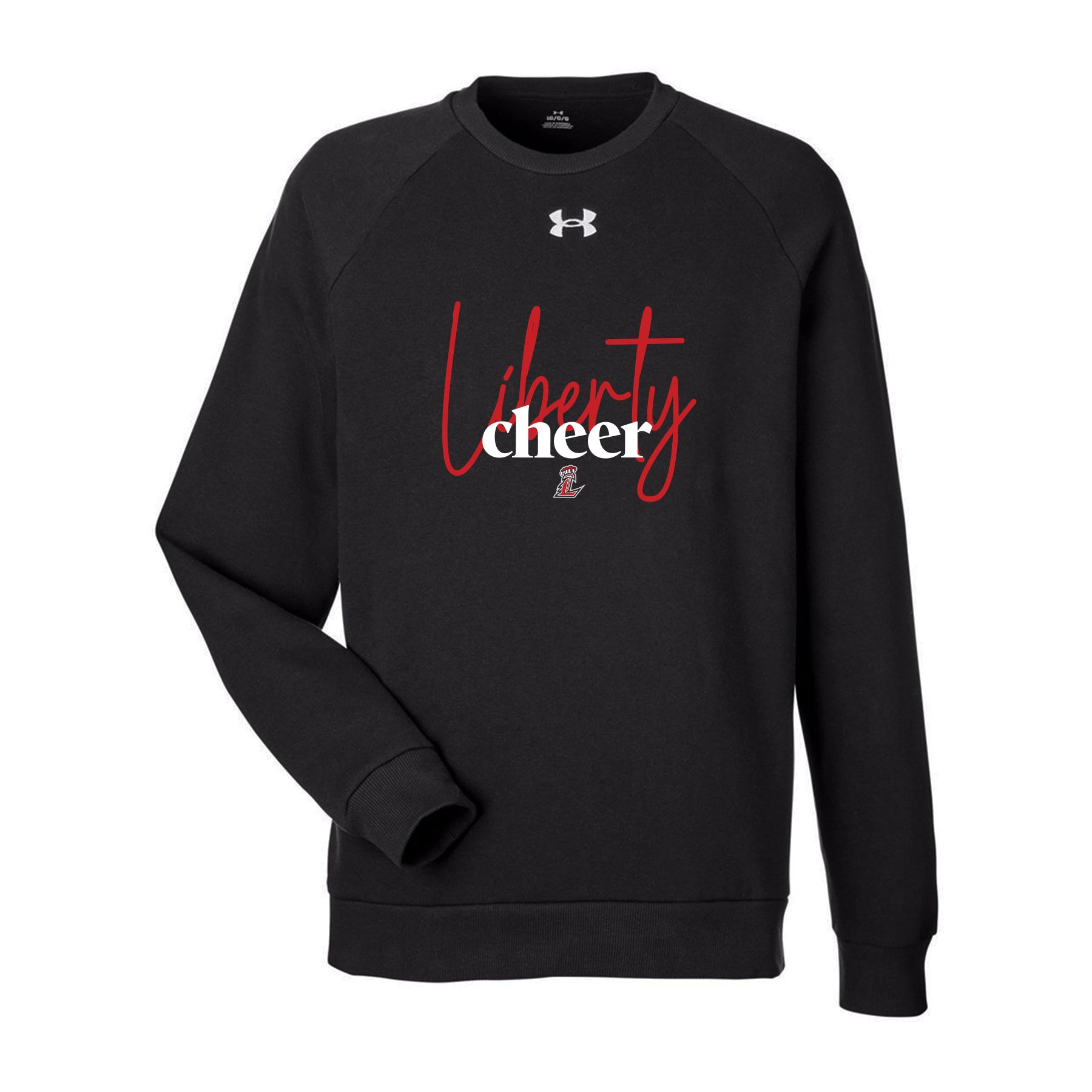 Liberty Cheer Script Under Armour Crewneck Sweatshirt