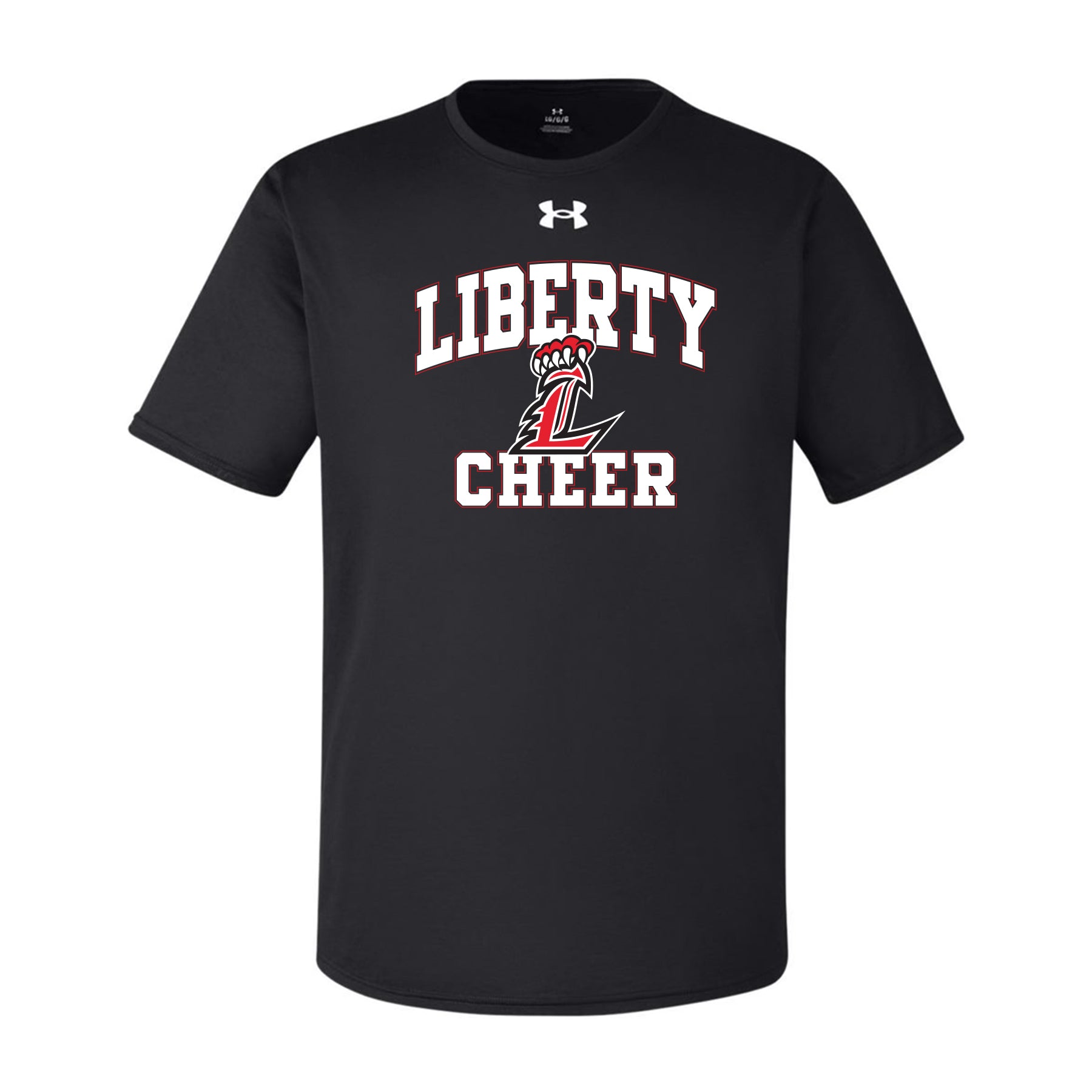 Liberty Cheer Curved Under Armour Tee