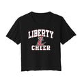 Liberty Cheer Curved Cropped Tee