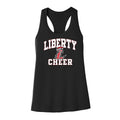 Liberty Cheer Curved  Racerback Tank