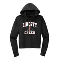 Liberty Cheer Curved Cropped Hoodie