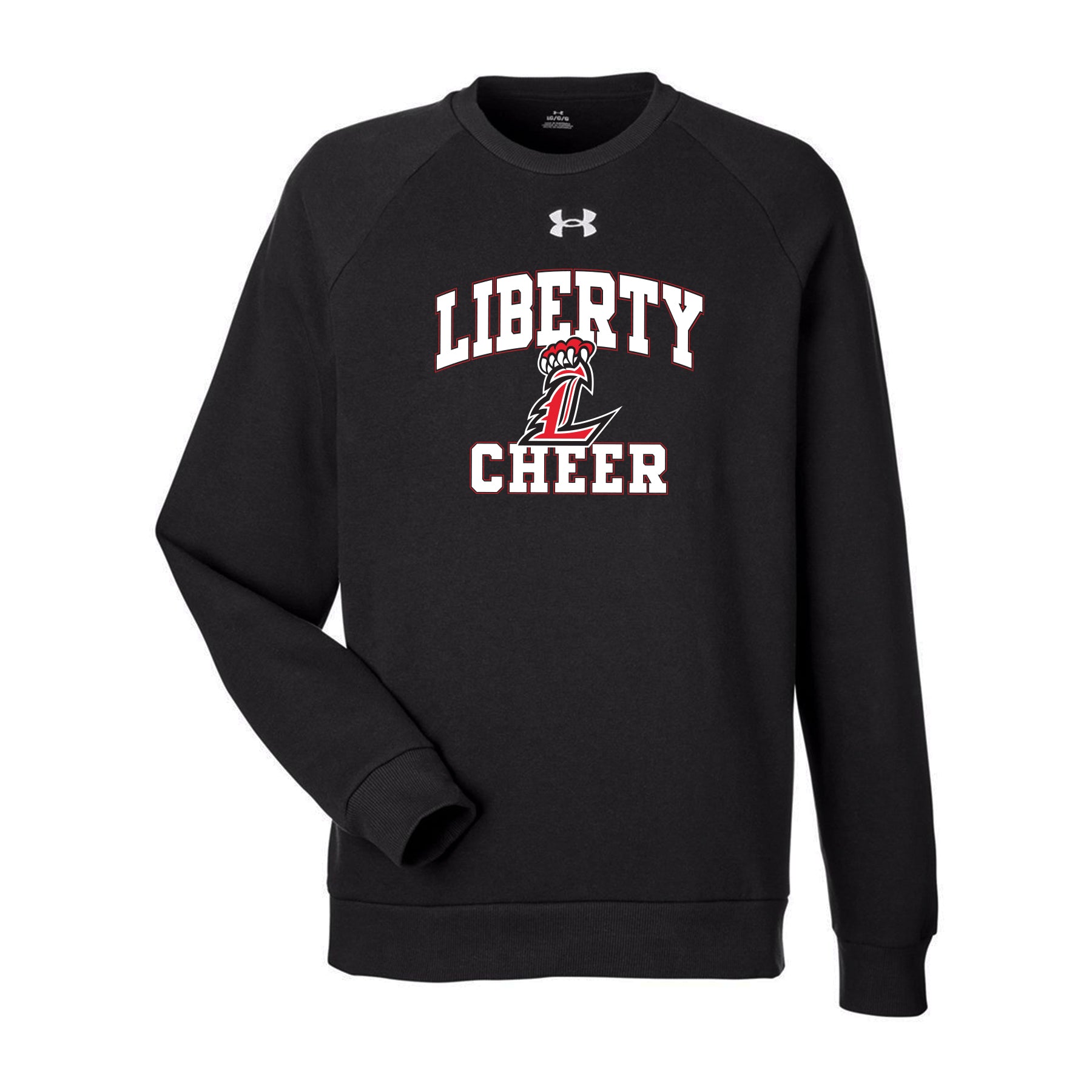 Liberty Cheer Curved Under Armour Crewneck Sweatshirt