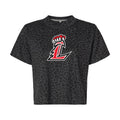 Leopard Liberty Lions L Cropped Tee