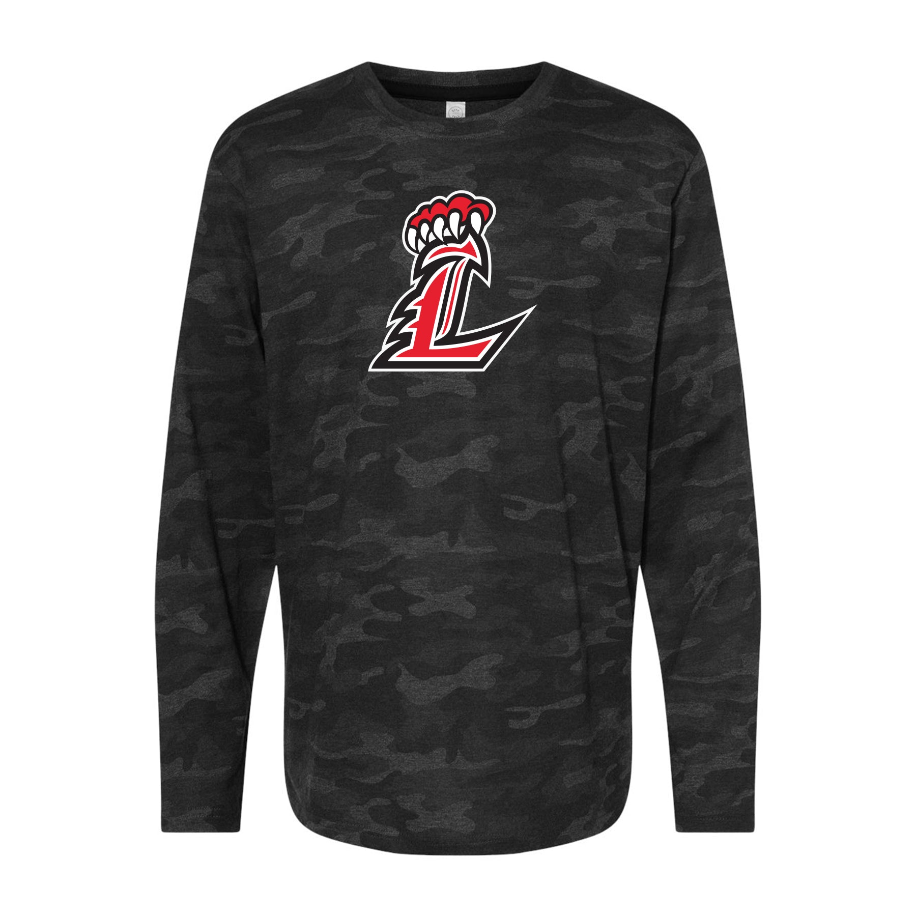 Camo Liberty Lions L Unisex Long Sleeve Tee
