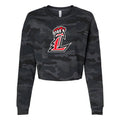 Camo Liberty Lions L Cropped Crewneck Sweatshirt