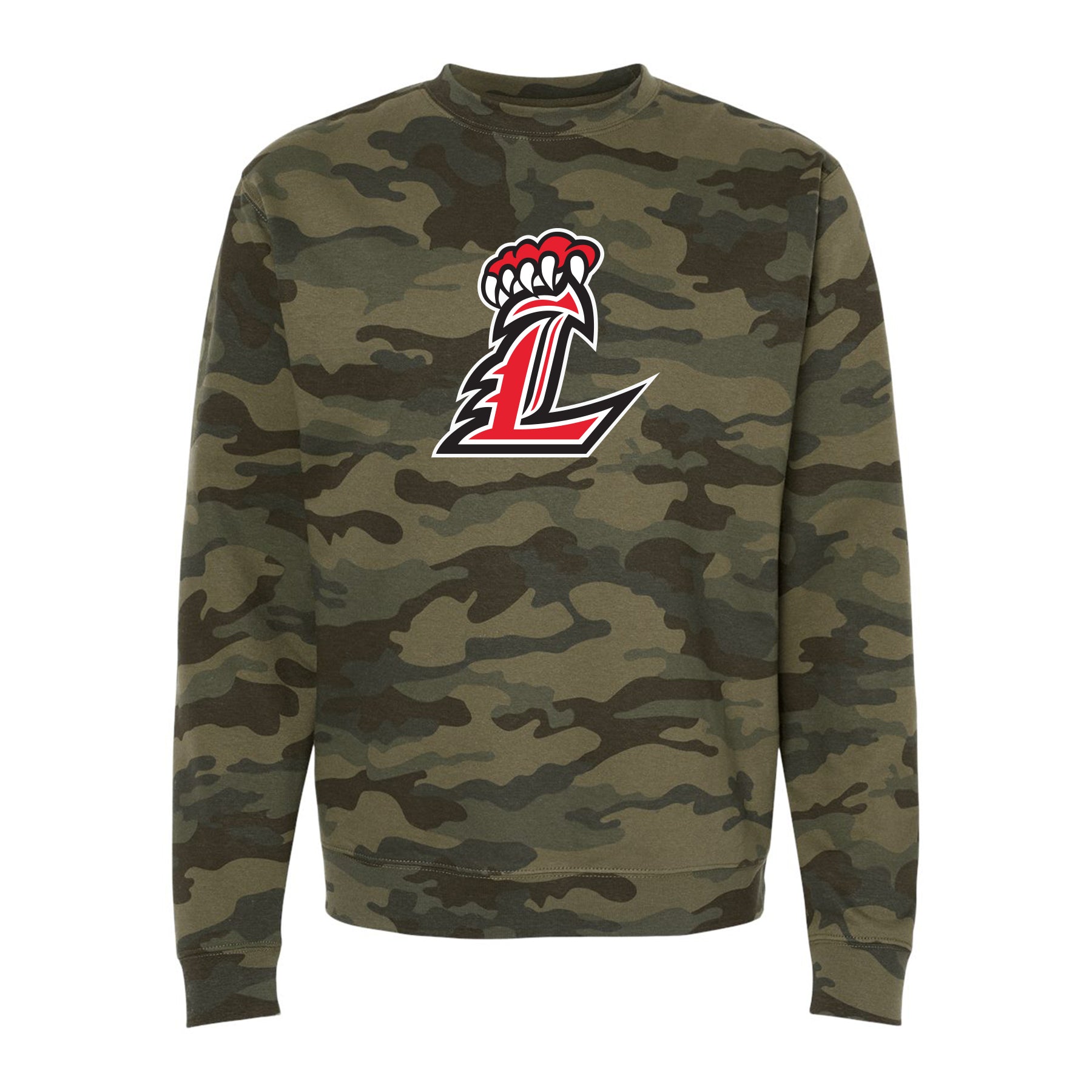 Camo Liberty Lions L Unisex Crewneck Sweatshirt