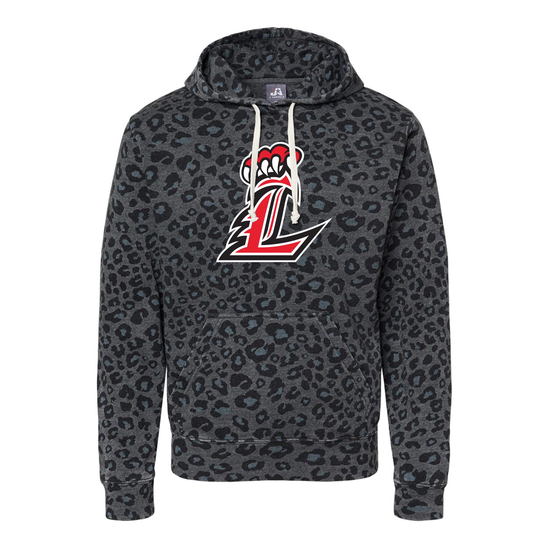 Leopard Liberty Lions L Hoodie