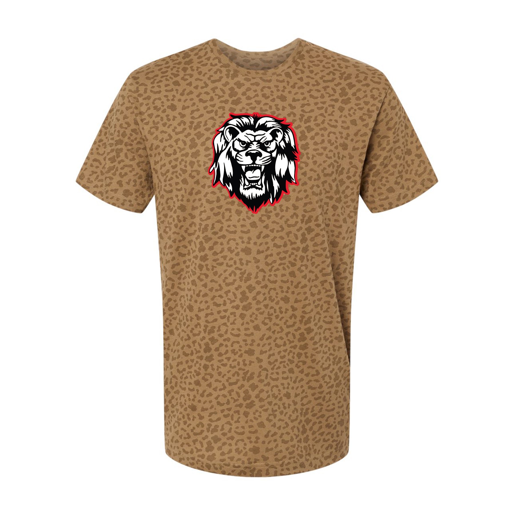 Leopard Liberty Lion Mascot Unisex Tee