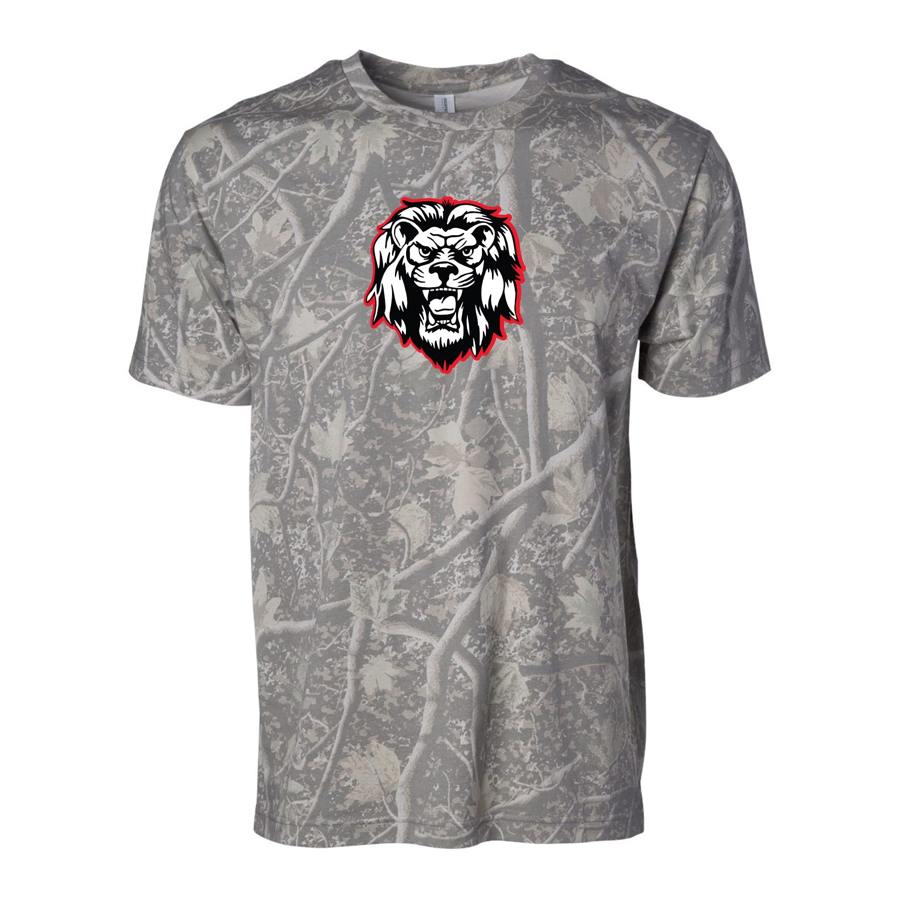 Camo Liberty Lion Mascot Unisex Tee
