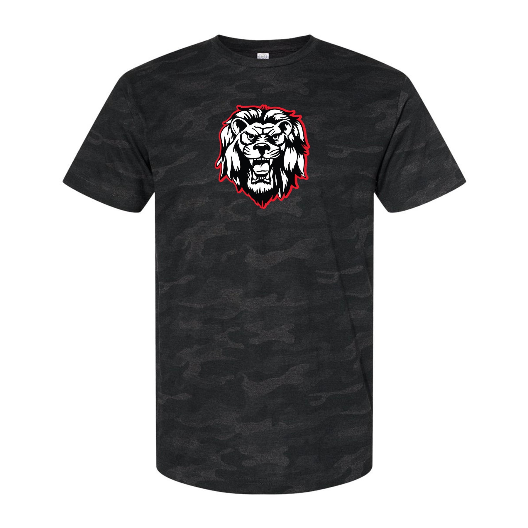 Camo Liberty Lion Mascot Unisex Tee