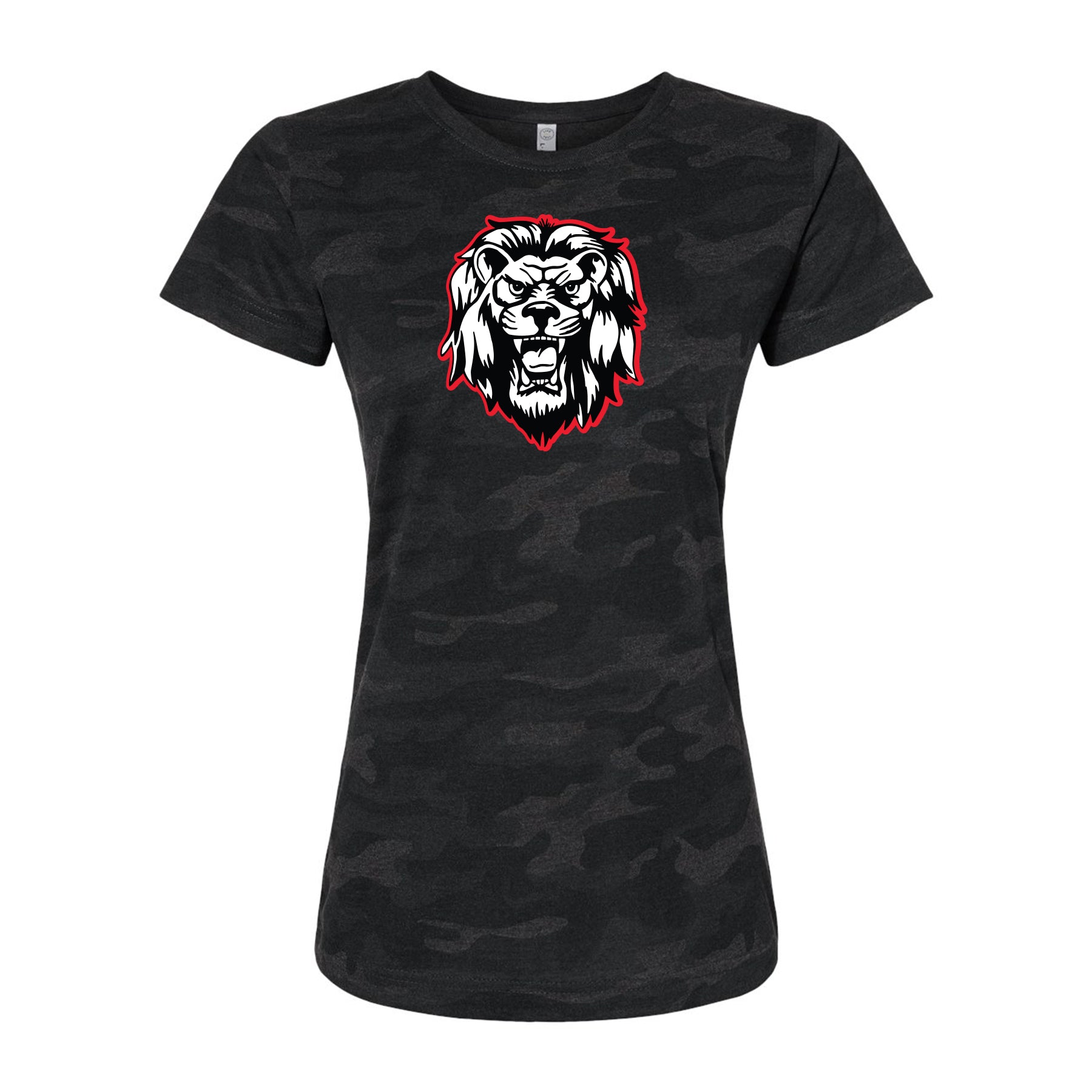 Camo Liberty Lion Women's Fit Tee