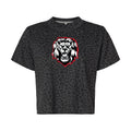 Leopard Liberty Lion Mascot Cropped Tee