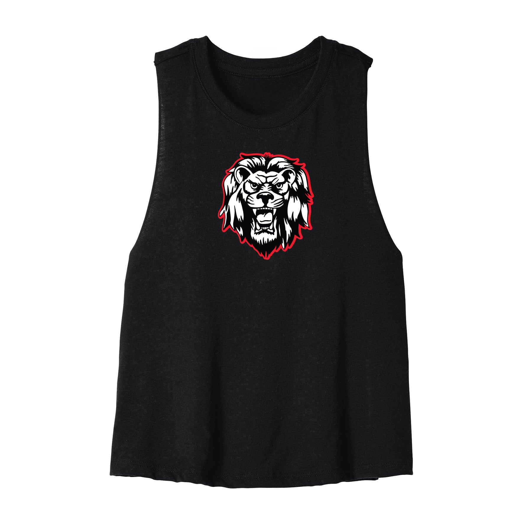 Liberty Lions Mascot Women's Cropped Tank