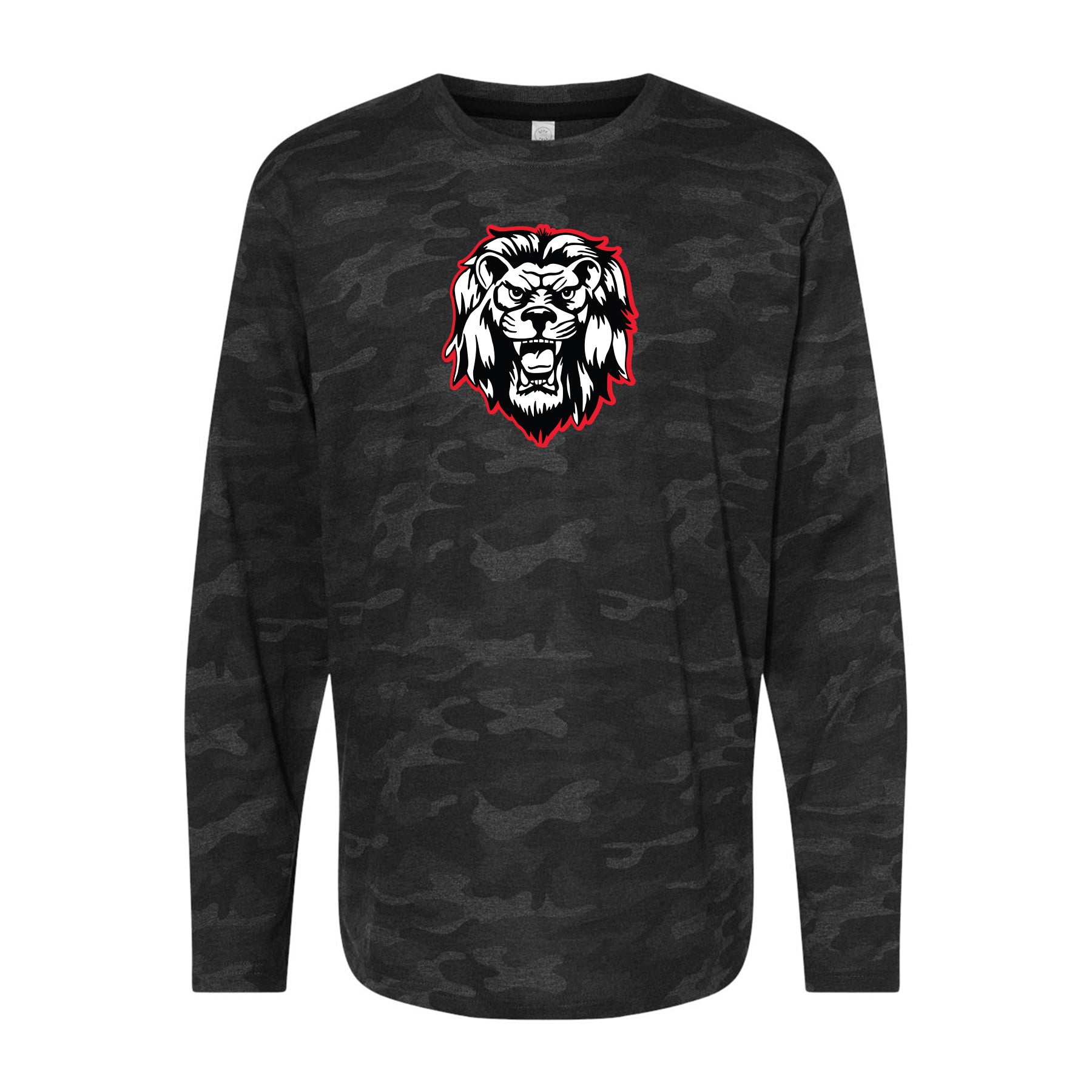 Camo Liberty Lion Unisex Long Sleeve Tee