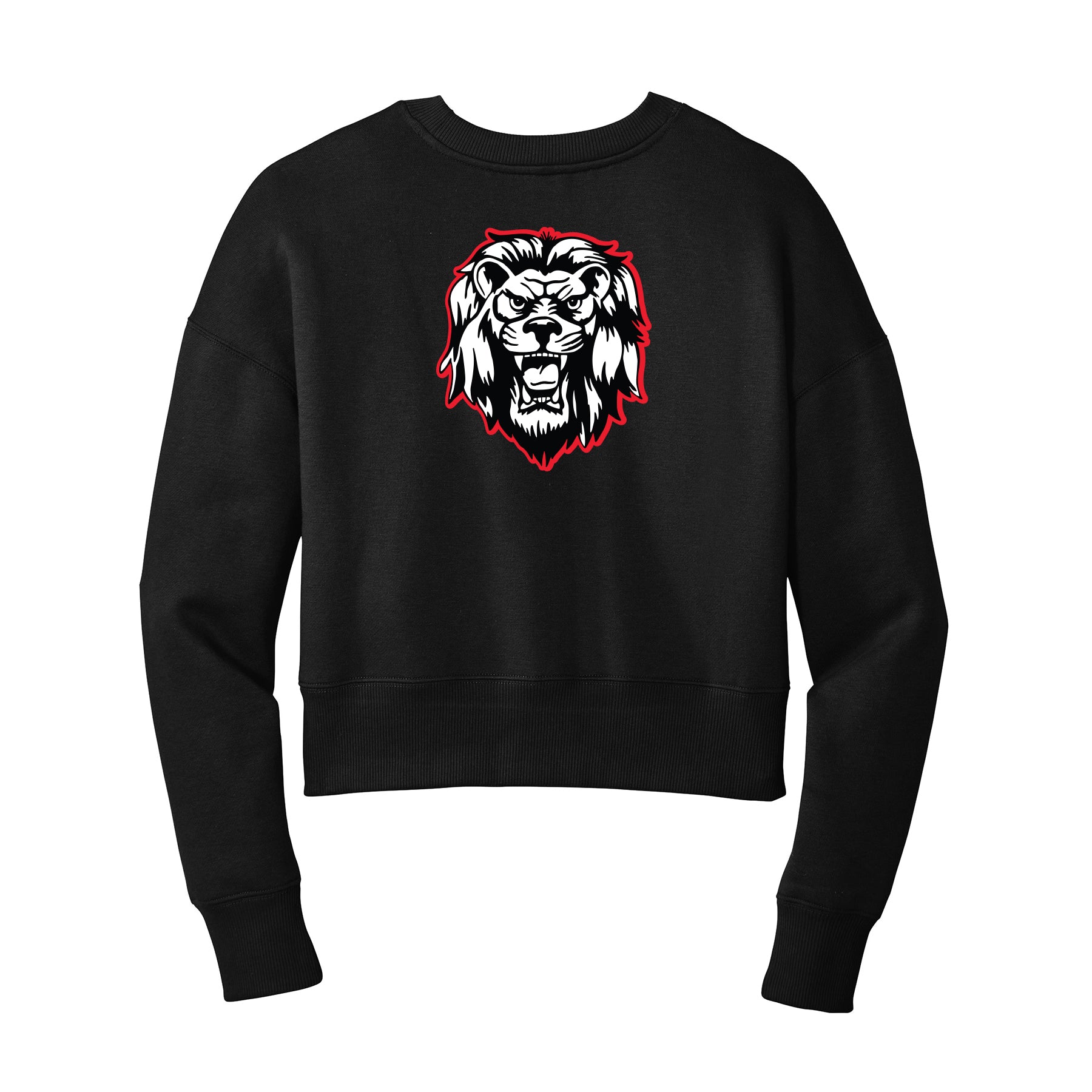 Liberty Lions Mascot Cropped Crewneck Sweatshirt