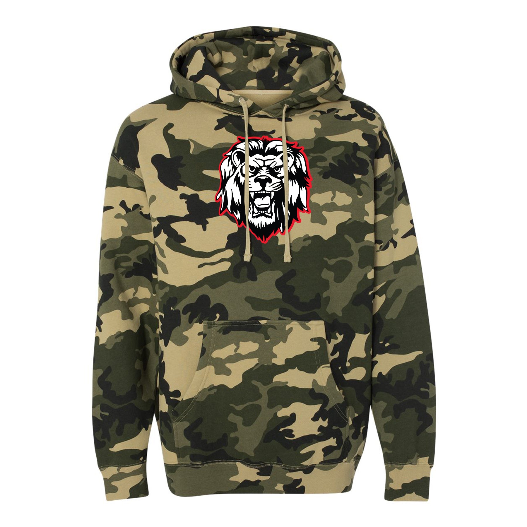 Camo Liberty Lion Hoodie