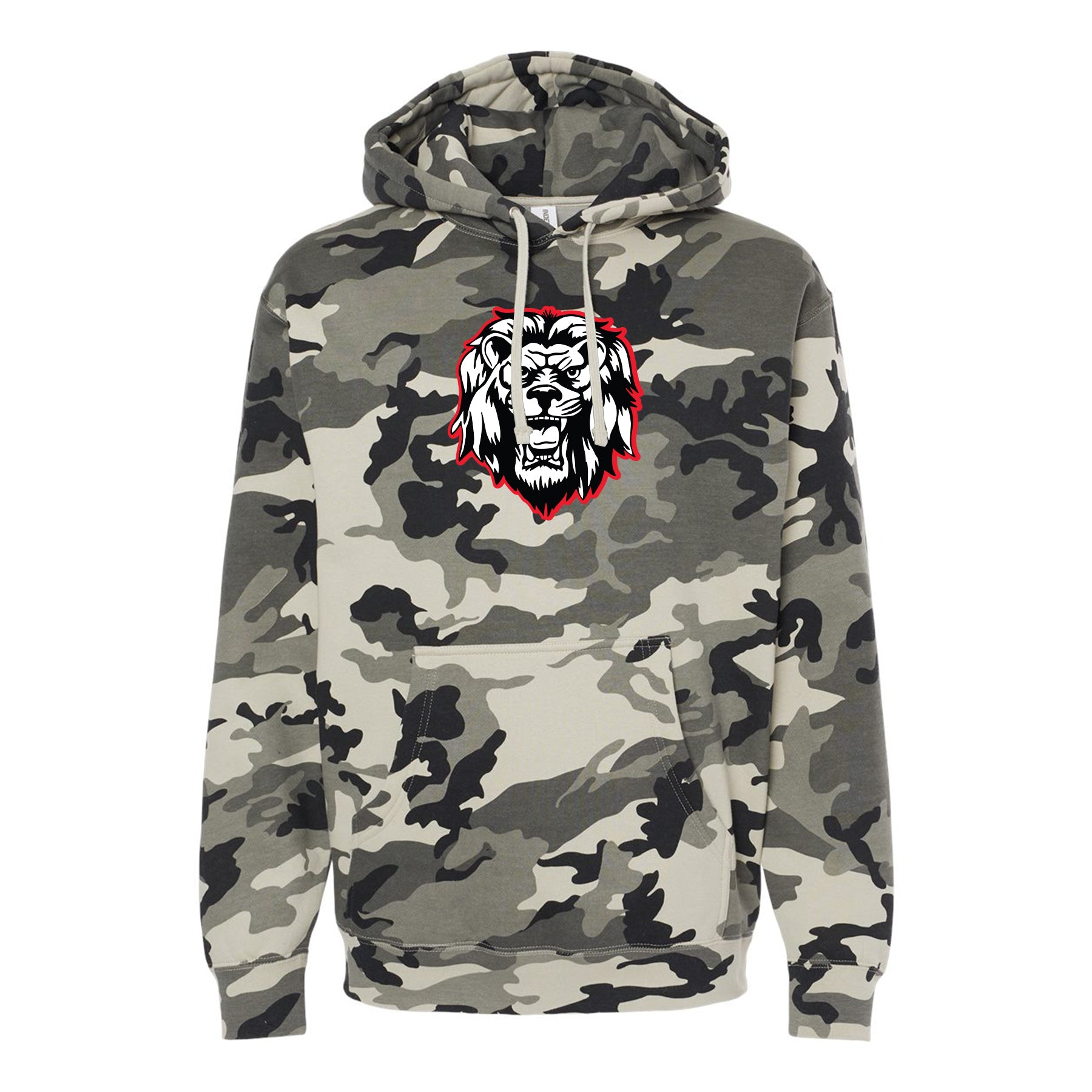 Camo Liberty Lion Hoodie