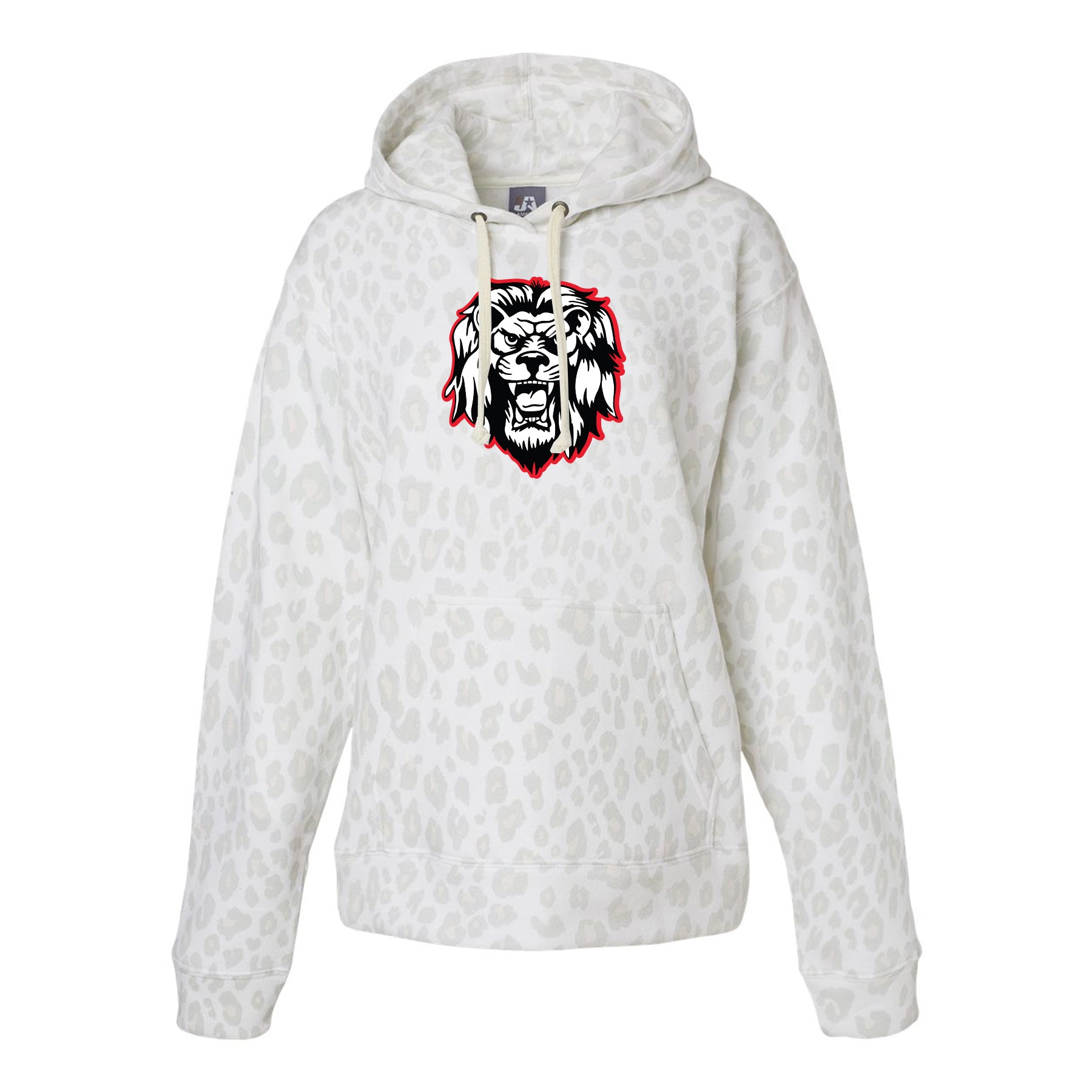 Leopard Liberty Lion Mascot Hoodie